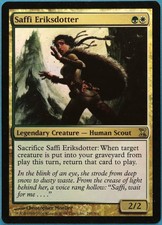 Saffi Eriksdotter FOIL Time Spiral PLD White Green Rare CARD (182085) ABUGames