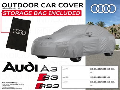 AUDI A3 S3 RS3 CAR COVER - OEM Custom Fit All Weather Protection ZAW061205AL - Image 1 of 4