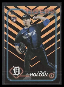 2024 Topps Update Halloween Orange and Black Foil #US33 Tyler Holton - Picture 1 of 2