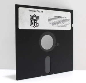 Universal Clip Art - NFL - 5 1/4" Floppy Disk, MS-DOS, 1992 - Picture 1 of 11