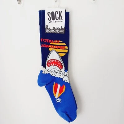 Tabla de surf Sock It To Me Crew hombres mujeres tiburón gran mandíbula blanca alguna océano nueva con etiquetas nueva Foto 1 de 4