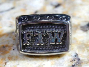 Men's NEW Ring Stainless-Steel 'I am not proud of this ring' Size 10.75, 26 gram - Picture 1 of 10
