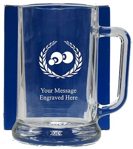 Personalised Bowls Pint Glass Tankard Birthday Free Gift Box GT10 - Picture 1 of 1