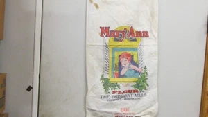 Antique Fremont Mills Mary Ann Flour Sack Nebraska No. 2 - Picture 1 of 2