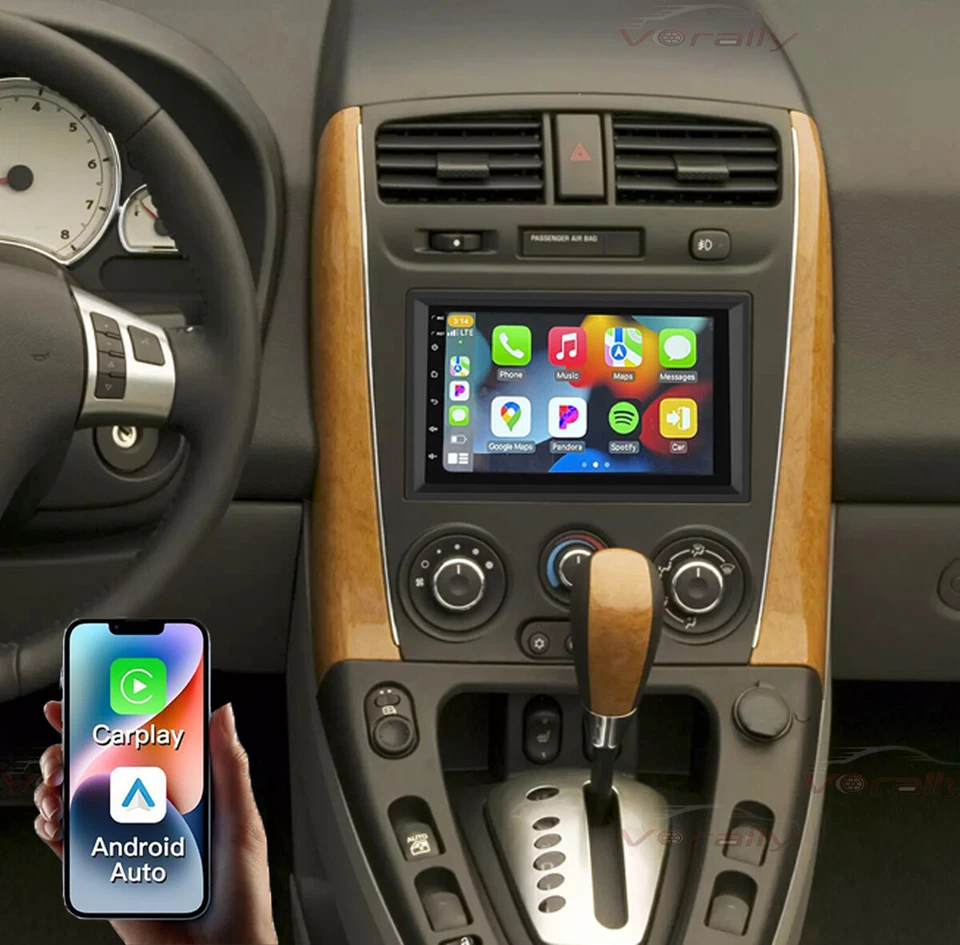 For Saturn Vue 2006 2007 Car Stereo Apple CarPlay 32GB Android 13 Radio GPS Navi Foto 1 de 4