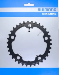 Shimano FC-2350 2x8 speed 34T Chainring 110mm BCD Black - Picture 1 of 1