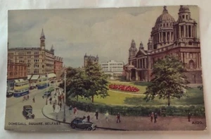 Donegall Square, Belfast, Ireland. Postcard (T2) - Picture 1 of 2
