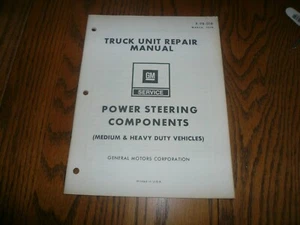 Truck Unit Repair Manual Power Steering Components Medium & HD - Vintage - Picture 1 of 8