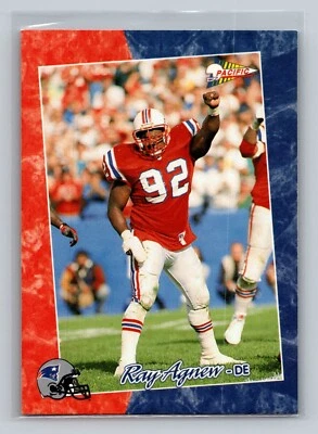 Ray Agnew #253 - 1993 Pacific New England Patriots Football Card - Image 1 of 2