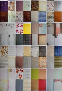CLEARANCE 24 A4 sheets of Assorted Papers + Sentiments & Inserts Random Mix New - Picture 1 of 22