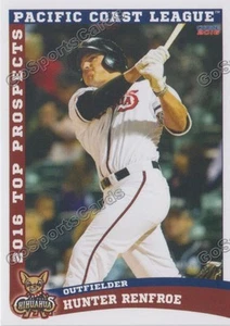 2016 Pacific Coast League Top Prospect PCL Hunter Renfroe RC Rookie Padres - Picture 1 of 1