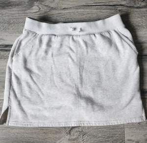 Abercrombie Girls Fleece Skort Size 15/16 Light Gray Pockets EUC! - Picture 1 of 3