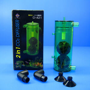 Co2 Diffuser Reactor - Aquarium Atomizer Fish Tank Stone Kit System 4/6mm tubing