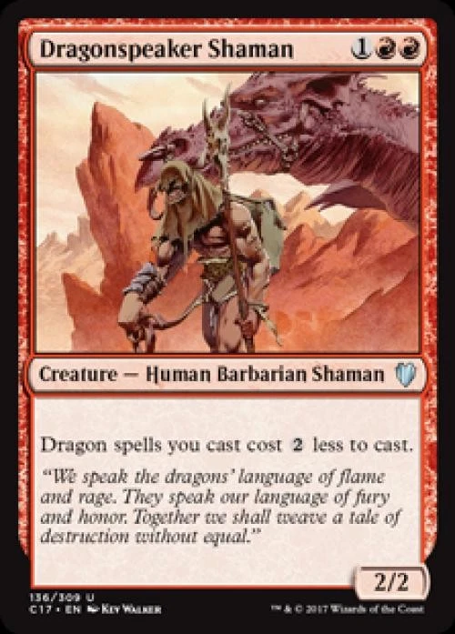 Dragonspeaker Shaman - Near Mint MTG Commander 2017 - Image 1 of 1