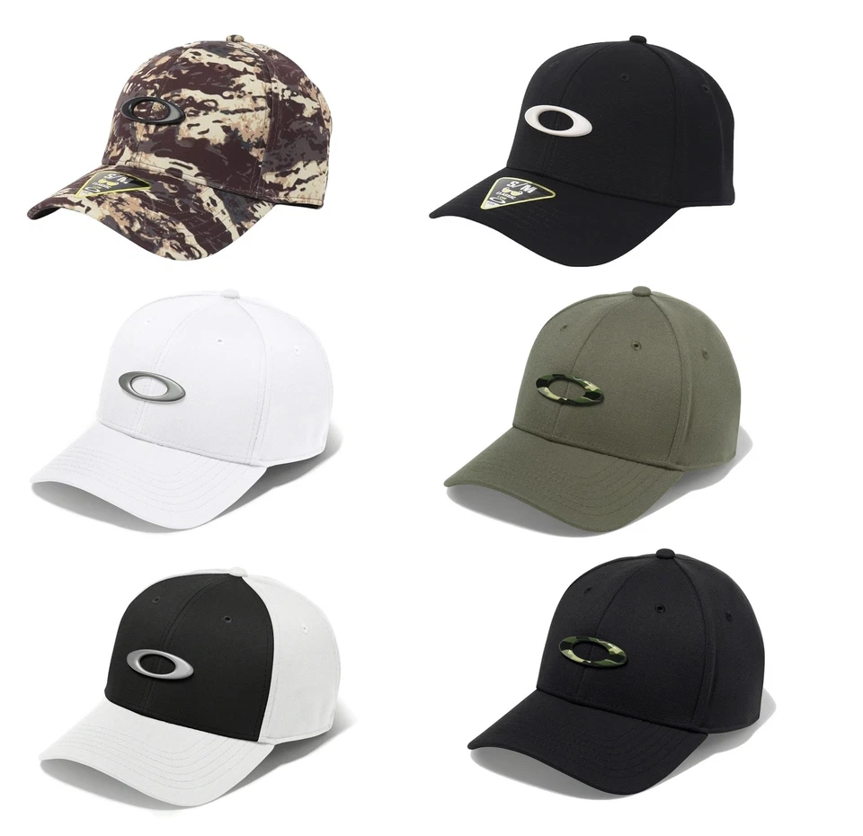 Oakley Mens Tincan Hat Fitted Golf Cap - 911545 - New - Image 1 of 1