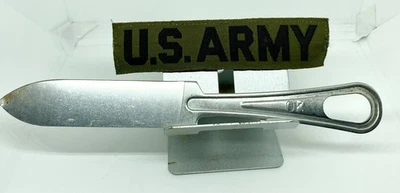 Vintage U. S. Army Mess Kit Knife stainless Flatware Utensil - Image 1 of 3