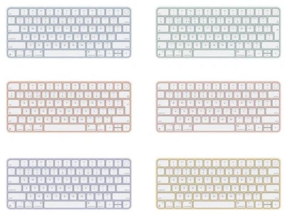 Apple Magic Keyboard (A2449 ENGLISH-GB Touch ID Originale Mac Bluetooth - Immagine 1 di 4