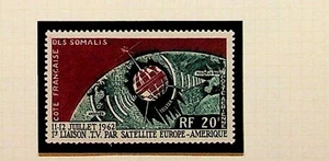 SOMALI COAST Sc C31 NH ISSUE OF 1962 - TELSTAR - (CA25) - Picture 1 of 1