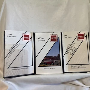 1990 GMC Truck G Van Models Owners Manual - Picture 1 of 5