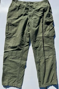 Vintage Tru Spec Tactical Pants X-Large Olive Green Cargo Cinched Knöchel - Bild 1 von 10
