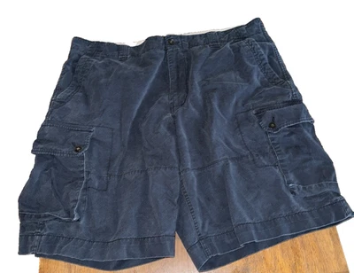 Men's Black American Living Cargo Shorts 42 Cotton Classic Outdoor Work Casual - Image 1 of 4