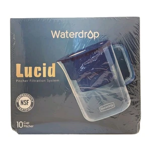 Waterdrop Lucid Pitcher Filtration System, Model WD-PT-07, Blue, New & Sealed - Picture 1 of 5