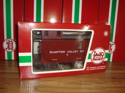LGB 46659 SUMPTER VALLEY RAILWAY 4-AXLE CABOOSE BRAND NEW IN BOX GERMANY RARE! - Image 1 of 3