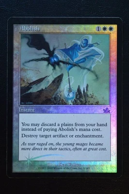 Magic The Gathering MTG ABOLISH FOIL Prophecy MP Moderately Played - Image 1 of 2