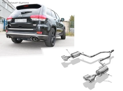 Scarico Sportivo Jeep Grand Cherokee WK2 Facelift 3.0 CRD Je 2x100mm - Immagine 1 di 4