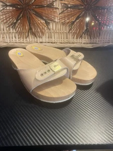 Sandalias Dr. Scholl’s Originales de Madera Tostadas Talla 7 Mujer - Imagen 1 de 5