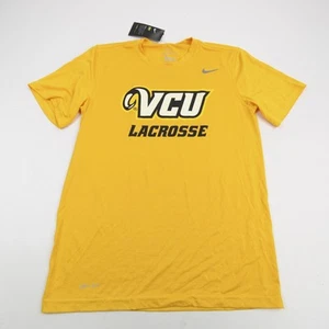 VCU Rams Nike Dri-Fit Short Sleeve Shirt Men's Gold New - Picture 1 of 5
