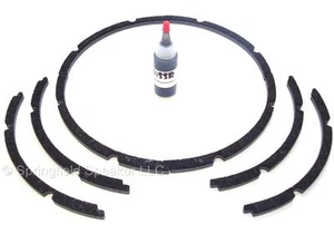 Juntas de altavoz Rubitex de 12" grado profesional-adhesivo incl - paquete de 2 - 2RUB12 - Imagen 1 de 2