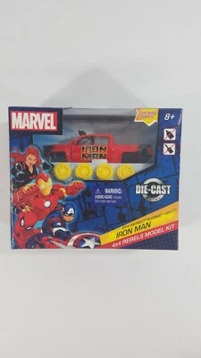 Marvel Iron Man 4x4 Rebels Die-Cast Metal Model Kit 2014 Chevy Silverado Z71 New - Image 1 of 4