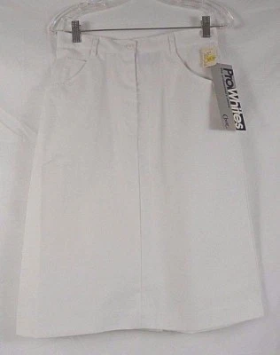 ProWhite by Crest Uniform Scrub Skirts  L3-4506-01 7688 Size 8 White 760B - Image 1 of 2