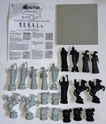 Harry Potter Wizard Chess Set 2002 Mattel NOT Complete Board Game For Parts!! - Image 1 of 4