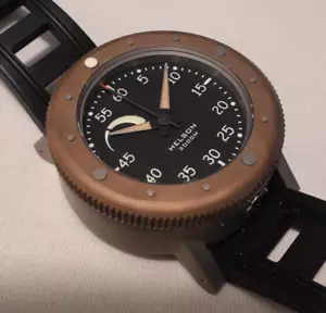 HELSON GAUGE TITANIUM 2000M DIVER, SWISS ETA AUTOMATIC, POWER RESERVE, 47MM, NEW - Picture 1 of 15