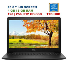 New Dell Inspiron 15.6" Laptop Intel 5405U,Up to 8GB 512 SSD | 8GB 1TB HDD Webca