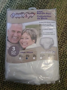 FIBERLINKS vinyl pull on pant unisex 3 pack Medium - Picture 1 of 3
