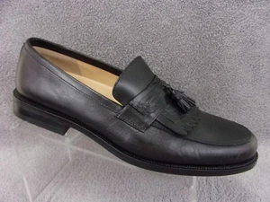 Nunn Bush black leather tassel kilt dress casual loafer slip on men's size US12M - Picture 1 of 11