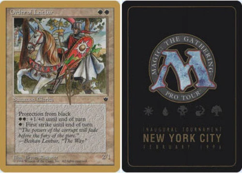 Order of Leitbur - Male - Bertrand Lestree - 1996 ~ Lightly Played Pro Tour A MT - Image 1 of 1