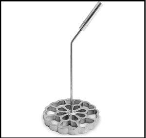 Bunuelos Mold with Handle X-Large (5.7 in Cast Aluminum) - Molde para Buñuelo... - Picture 1 of 4