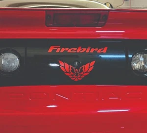 TAIL LIGHT FILLER PANEL DECALS FITS PONTIAC FIREBIRD 98-02 - Picture 1 of 2
