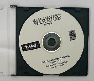 Full Spectrum Warrior Preview Version Microsoft Xbox THQ 2004 Pre-release code - Picture 1 of 9
