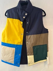 KULE Chandler Patchwork Colorblock Puffer Vest Women's Size Small - Picture 1 of 12