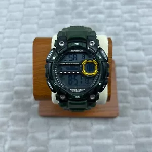 Armitron Pro Sport Watch Men 48mm Green Digital Day Backlight 40/8420 - Picture 1 of 11