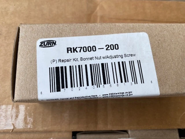 Zurn RK7000-200 Temp-Gard Shower Valve Cap/Bonnet Nut with Adjusting Screw Brass - Image 1 of 1