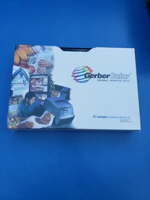 Lámina de transferencia térmica GerberColor Process Pro P76282A GCP-807 borde cian sellada Foto 1 de 4