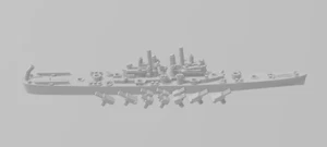Cleveland - US Navy - Rotating Turret - Wargaming - Naval Miniature - Picture 1 of 3
