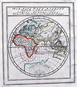 Antique map, Bodenehr, Der Alte Welt Begriff . - Picture 1 of 1