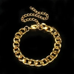 Adjsutable Cuban Link Anklet Bracelet Adjsutable Anklet Bracelet Man - Picture 1 of 8